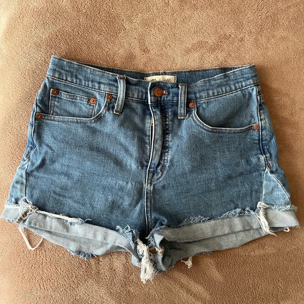 Madewell High Rise Denim Shorts